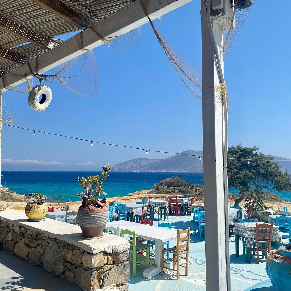 Η ταβέρνα Χοντρός Κάβος στα Κουφονήσια