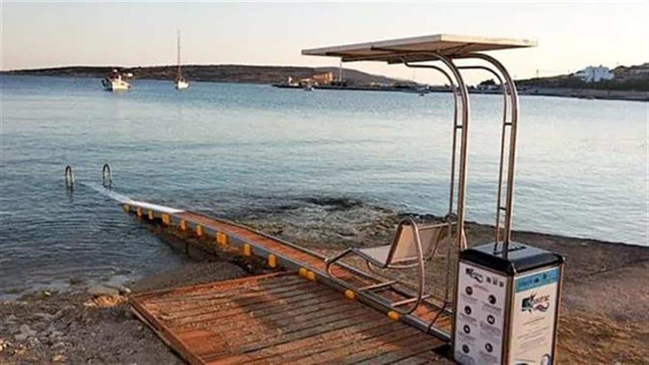 SEATRAC και ράμπα πρόσβασης στη θάλασσα στα Κουφονήσια